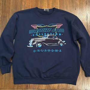 Vintage Route 66 Collection Oklahoma crewneck sweatshirt